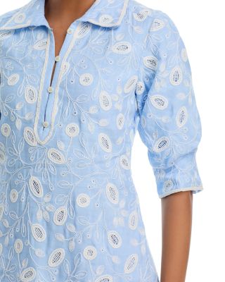 Freya Embroidered Mini Dress