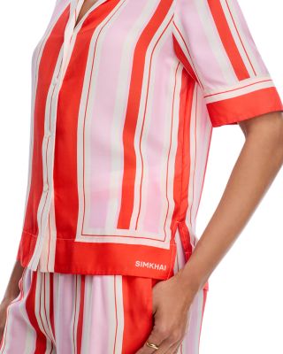 Koda Button Down Shirt & Zuna Straight Leg Pajama Pants