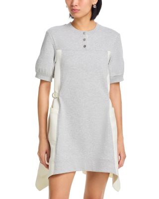 Elbow Sleeve Sweatshirt Dress