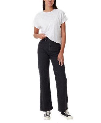 Signature Slub Puff & Ruffle Sleeve Top