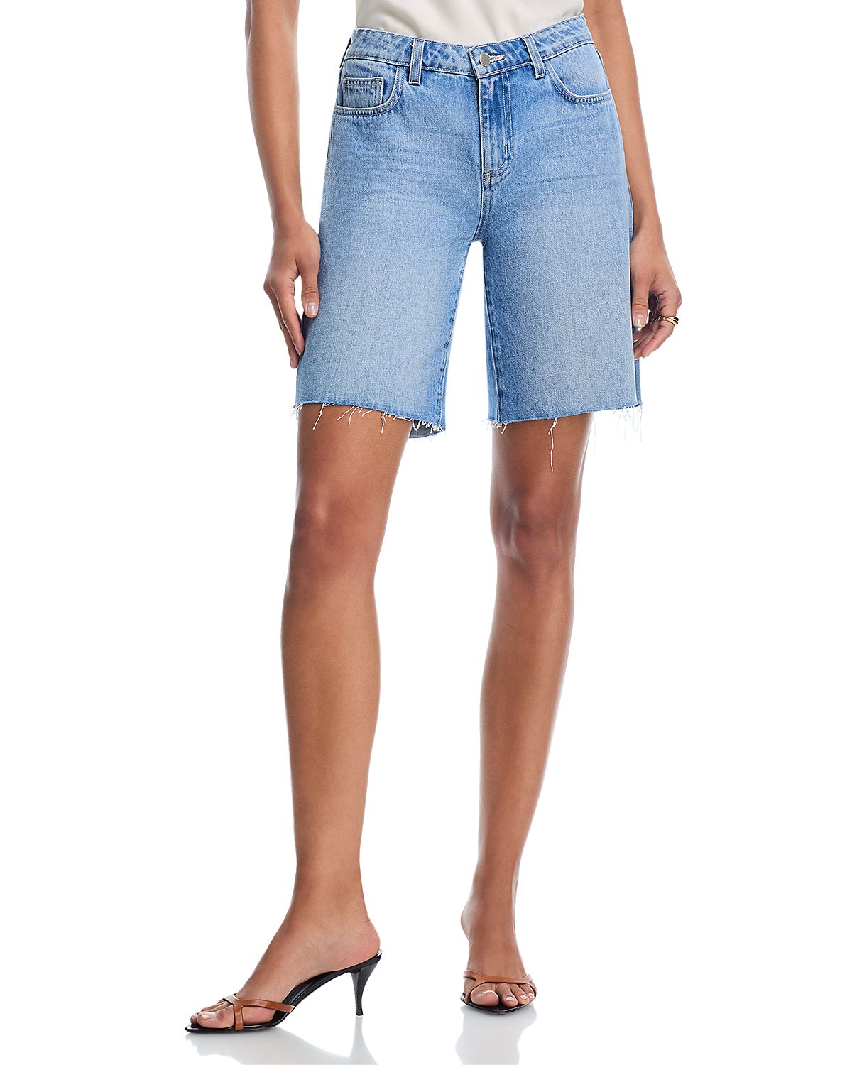 L'Agence River Mid Rise Bermuda Shorts