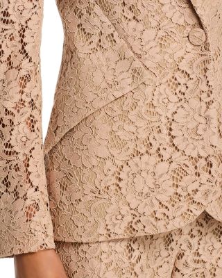 Chamberlain Lace Blazer, Aislin Lace Bralette Top & Livvy Lace Straight Leg Trousers