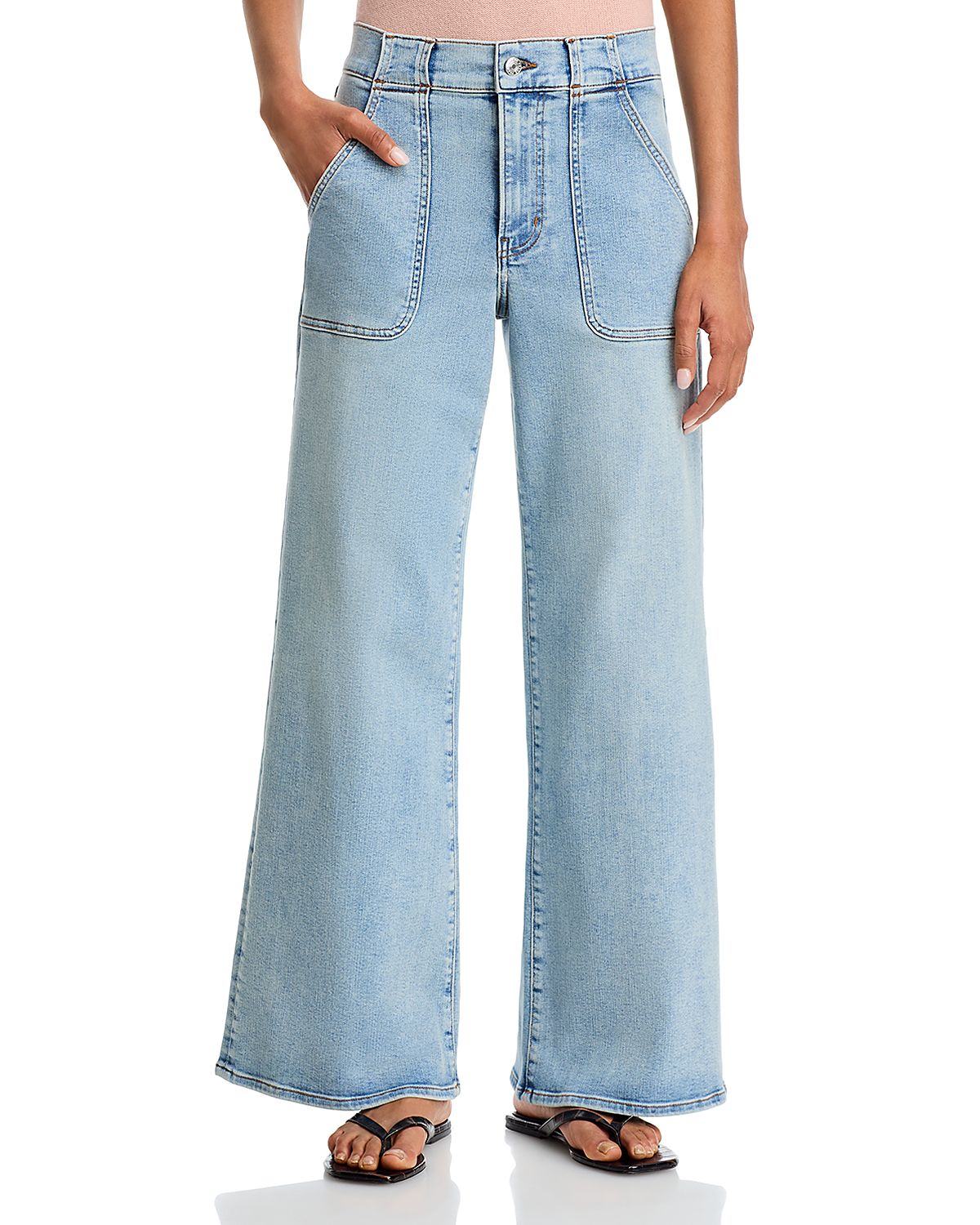 Frame Modern Pocket High Rise Jeans