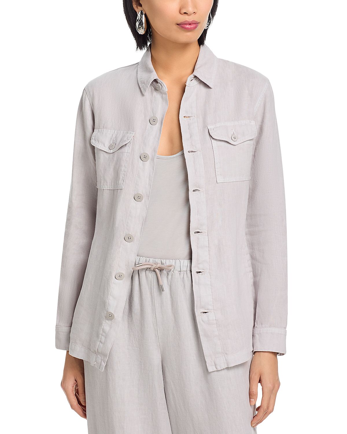 L'Agence Samaya Linen Safari Jacket