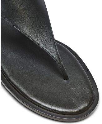  Women's Anthem Flat Toe Post Sandals in Lambskin Leather