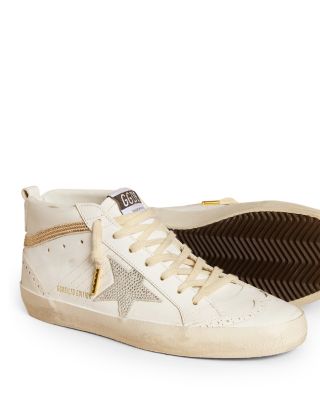 Women's Mid Star Leather Sneakers