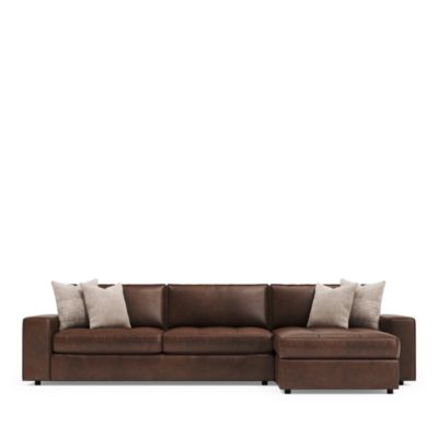 Mulholland 2 Piece Leather Sectional