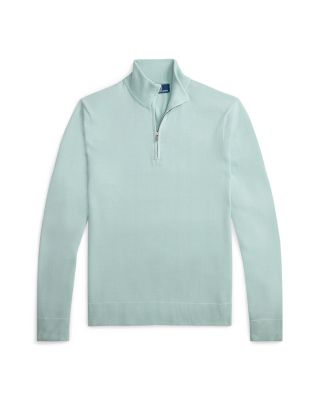 Quarter Zip Mockneck Sweater