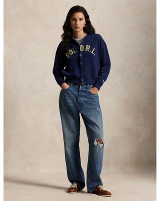 Logo Fleece Cardigan