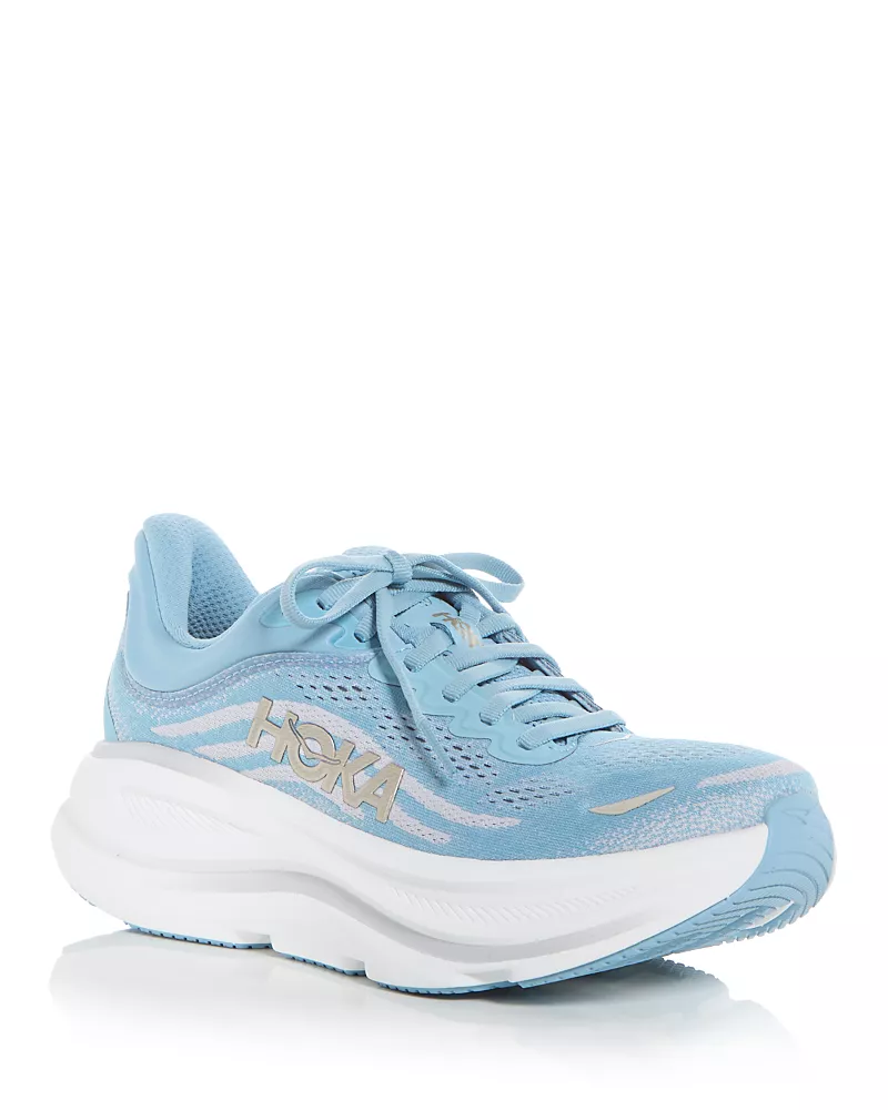 Hoka Women's Bondi 9 Running Sneakers in Raindrop
