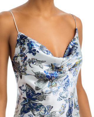 Calista Cowl Neck Silk Camisole