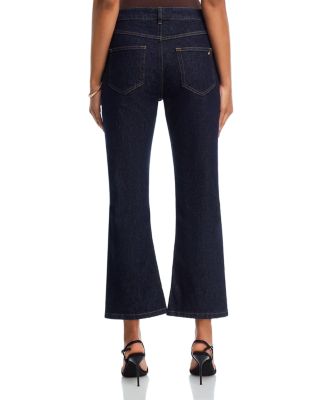 Delanie Denim Jacket & Stevie High Rise Crop Jeans in Indigo Noir