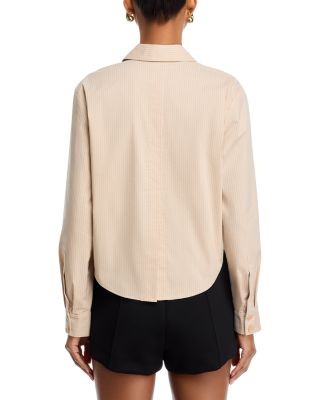 Cosette Crop High Low Shirt