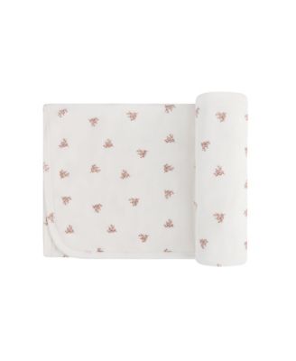 Unisex Velour Leaf Pattern Collection Blanket -Baby