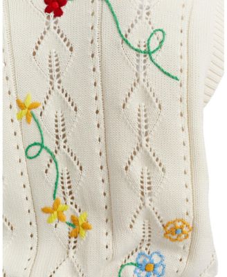  Women s Cotton Hand-Embroidered Floral Tank
