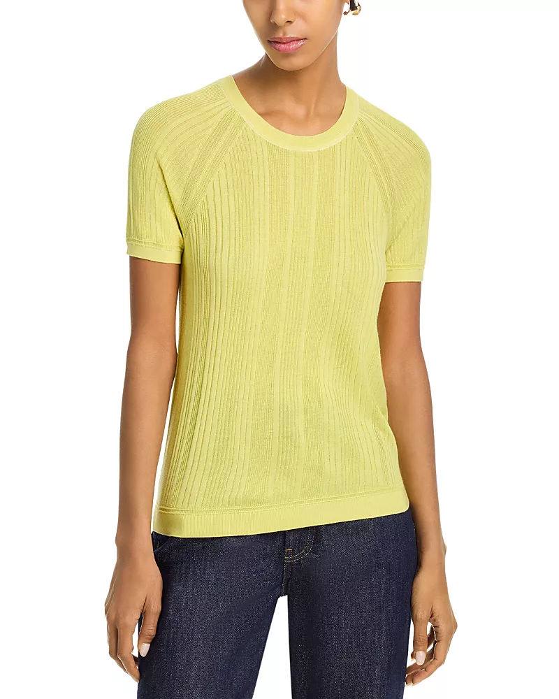 rag & bone Teresa Rib Short Sleeve Tee