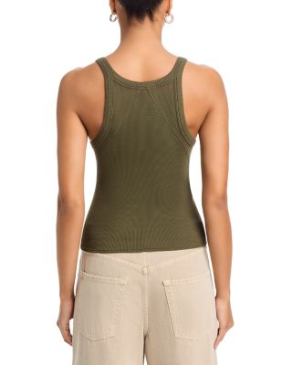 The Essential Rib Wide String Tank Top