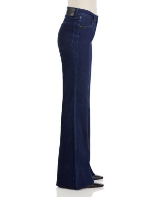 Ruby High Rise Flare Leg Trouser Jeans in Night Rinse