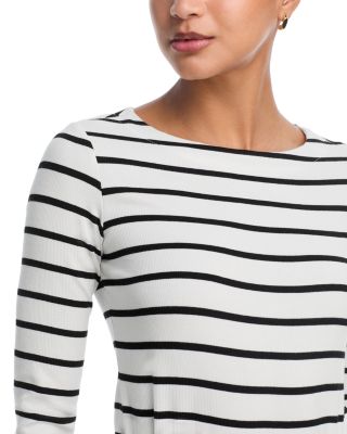 Lucille Stripe Boatneck Shirt