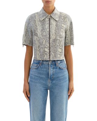 Sevana Reversible Leather Jacket