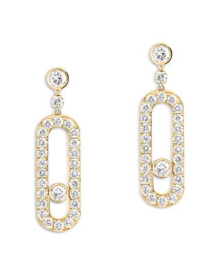 18K Gold Move Uno Diamond Earrings