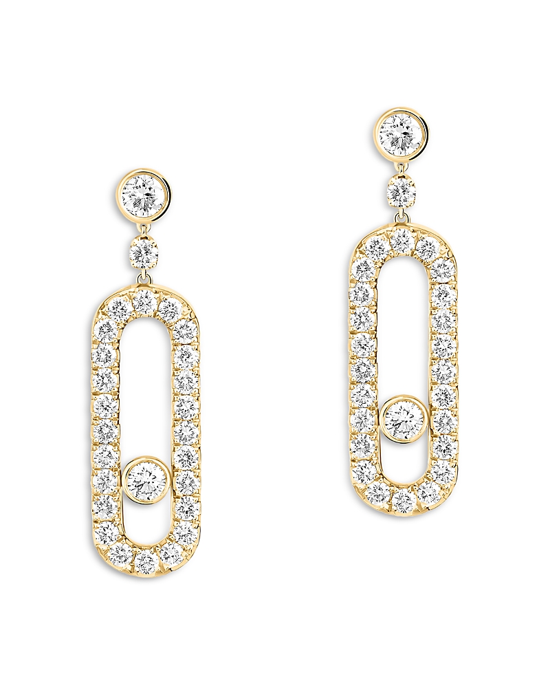 Messika 18K Gold Move Uno Diamond Earrings · OS