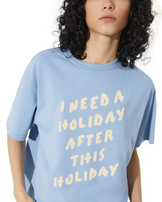 Boxy Crewneck T Shirt