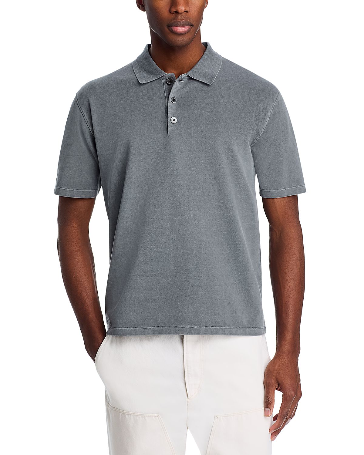 Frame Washed Light Pique Polo Shirt