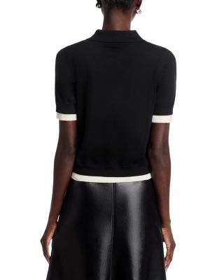 Contrast Trim Polo Shirt