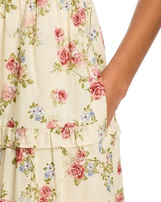 Floral Smocked Midi Dress - Exclusive