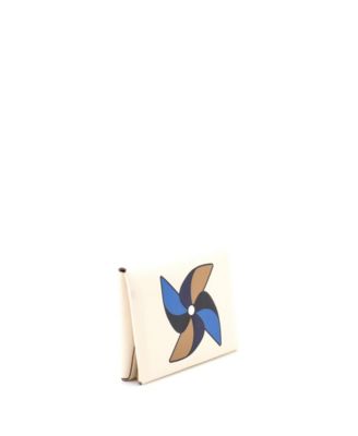 Calvi Duo Card Holder Printed Leather