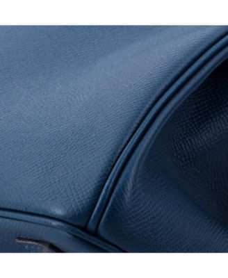 Birkin 30 Handbag Blue Epsom with Gold Hardware