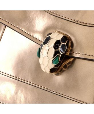  Medium Serpenti Forever Shoulder Bag Metallic Leather