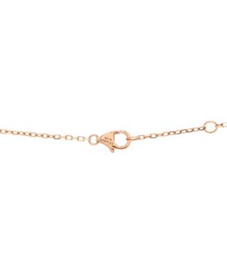  Juste un Clou Pendant Necklace 18K Rose Gold and Pave Diamonds, 15.25 - 15.75"