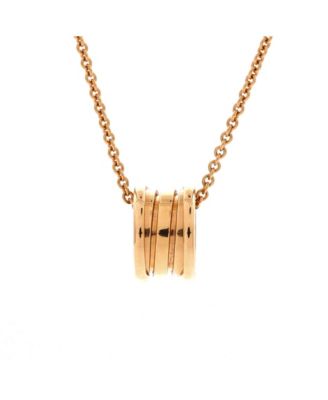  B.Zero1 Pendant Necklace 18K Gold, 15 - 18"