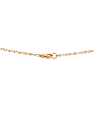  Love Interlocking Necklace 18K Gold and Diamonds, 17.5"