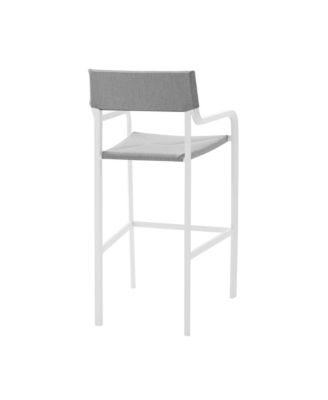  Raleigh Stackable Outdoor Patio Aluminum Bar Stool