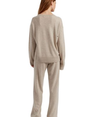  Women's Wool Cashmere Miffy Peek Pocket Sweater