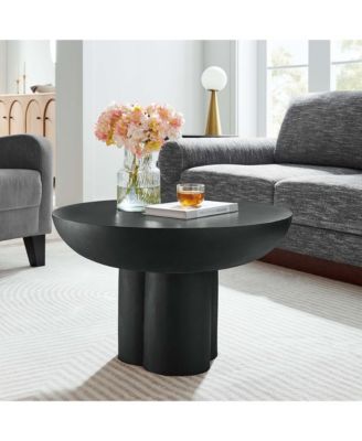  Caspian Round Concrete Coffee Table