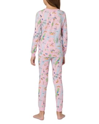 Unisex  Long Sleeve Pajama Set - Little Kid, Big Kid