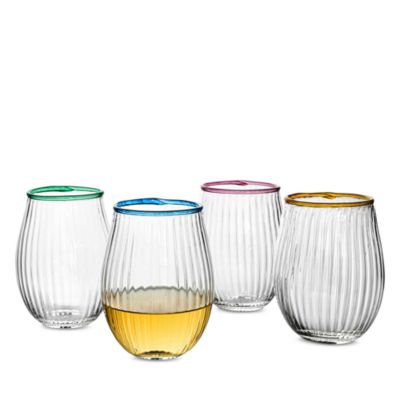 Nell Stemless Wine Glasses, Set of 4