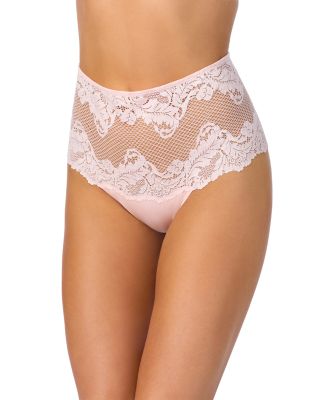 Lace Allure High Waist Thong