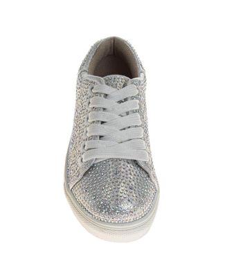 Girls' Glitzy Sparkly Rhinestones Sneakers - Toddler, Little Kid, Big Kid