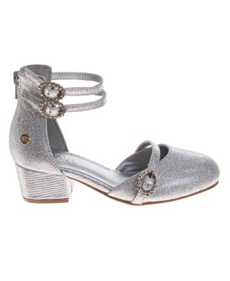 Girls' Elegant Glittery Rhinestones Dress Sandals - Toddler, Little Kid, Big Kid