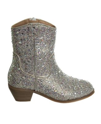 Girls' Glittery Rhinestones Dress Boots - Little Kid, Big Kid