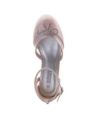 Girls' Sparkly Rhinestones and Bow Dress Sandals - Toddler, Little Kid, Big Kid