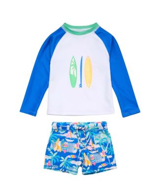 Boys' Breakwater Beach Long Sleeve Set - Baby