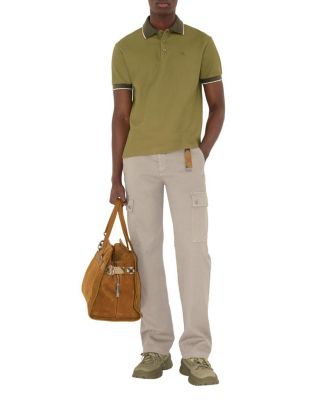  Logo Collar Cotton Polo Shirt