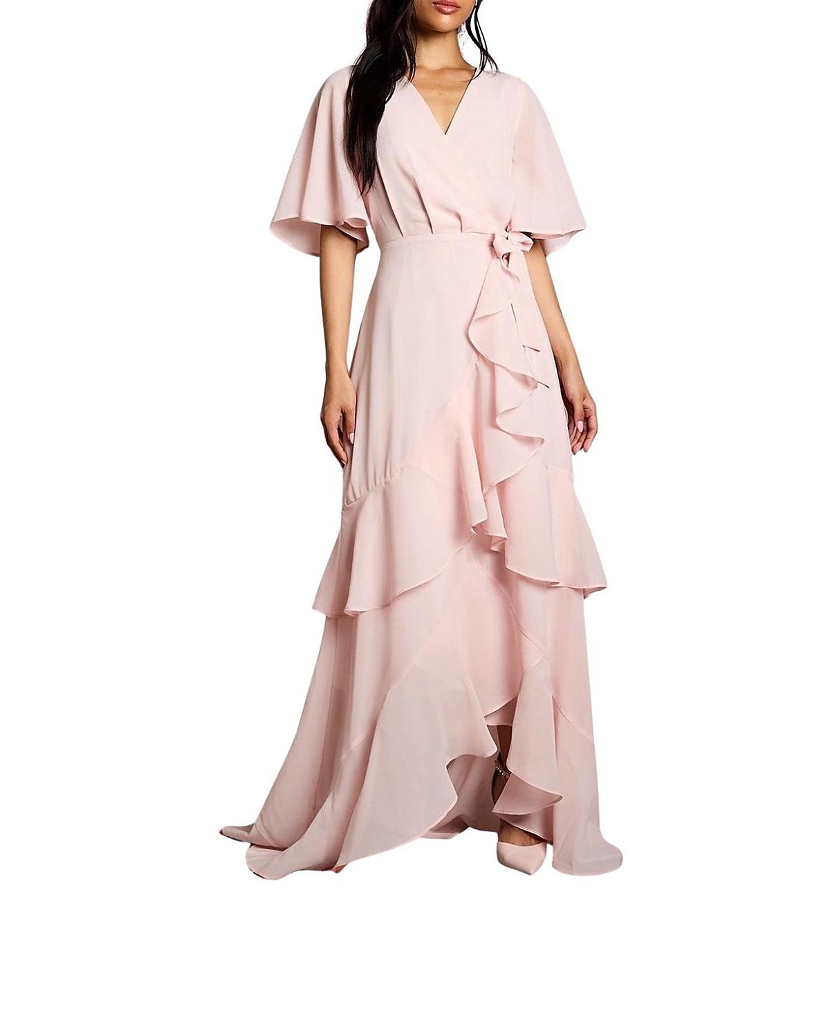 Coast Angel Sleeve Bridesmaid Maxi Dress