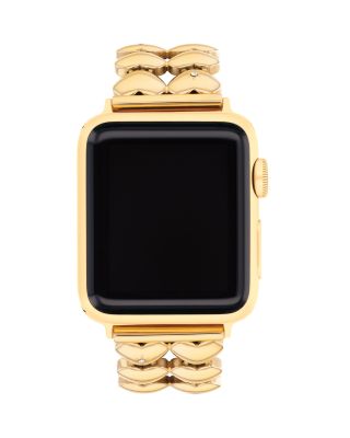 Apple Watch&reg; Crystal Gold-Tone IP Stainless Steel Bracelet, 38/40/41mm